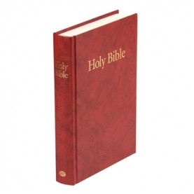 Bible en Anglais, moyen modèle rigide bordeaux, version King James