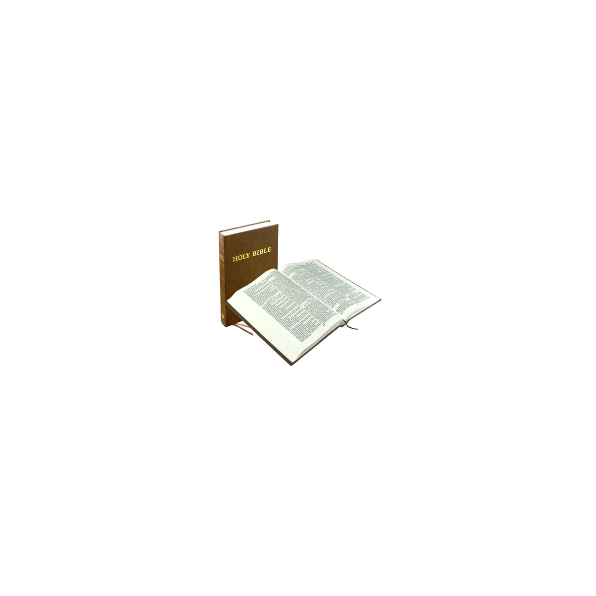 Bible en Anglais, modèle confort rigide brun, version King James Bible en Anglais, modèle confort rigide brun, version King James