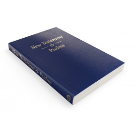 Nouveau Testament et Psaumes bleu en Anglais