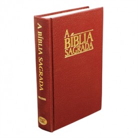 Bible en Portugais rouge, petit modèle