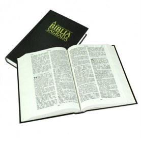 Bible en Portugais noire, grand modèle
