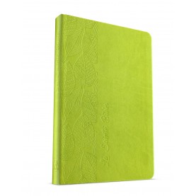 Bible Souple vert motif feuilles