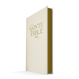 Bible Confort rigide blanc, tranche or