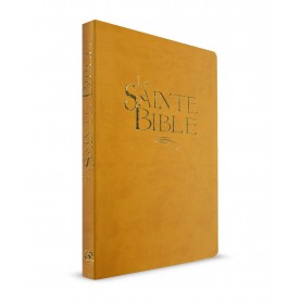 Bible Confort souple Ocre, tranche or