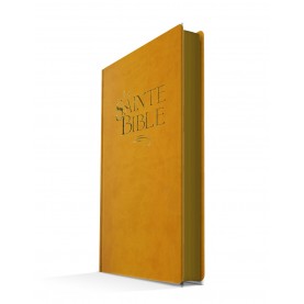 Bible Confort souple Ocre, tranche or