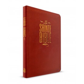 Bible Souple bordeaux, avec fermeture éclair et onglets